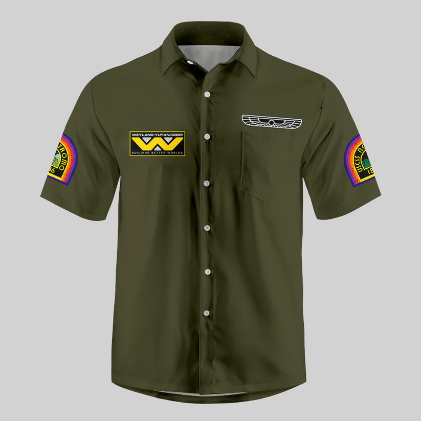 Weyland-Yutani Uniform Button Up Pocket Shirt